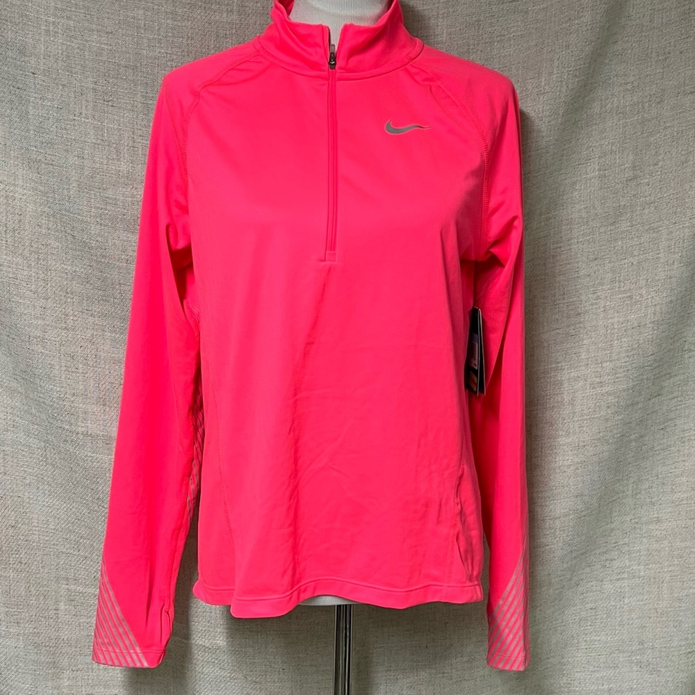 Nike running hi vis top